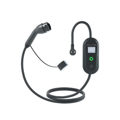 regulowany przenośny ładowarka pojazdów elektrycznych 220V 16A 3,5kw LCD wskaźnik światła