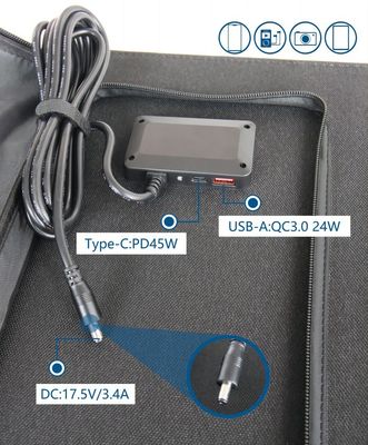 Lekkie 60W składany panel słoneczny UN38.3 składany ładowarka słoneczna mobilna