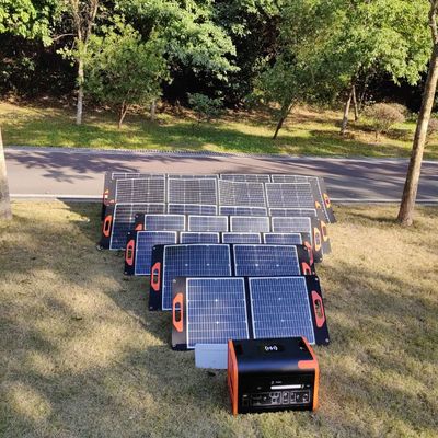 Jednokrystałowe złożone panele słoneczne 30W*2PCS Generator słoneczny dla domu