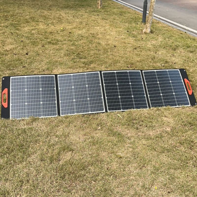 200W 12V przenośne panele słoneczne do kempingu RV jachtu składane Rozmiar 22*24.8*1.77in