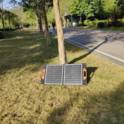 60W wysoki czarny lekki składany panel słoneczny z obsługą posprzedażną i wysoką...