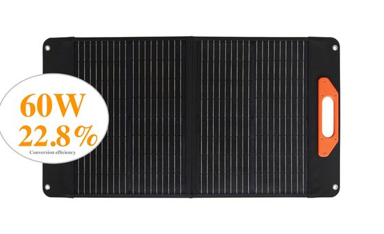 30W*2PCS MSDS Składane elastyczne panele słoneczne UN38.3 Monokrystaliczny krzemowy panel słoneczny