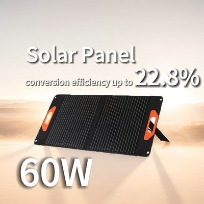 Mały mono 60W panel słoneczny 2,2kg składany ładowarka panelu słonecznego