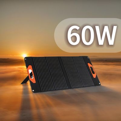 Mały mono 60W panel słoneczny 2,2kg składany ładowarka panelu słonecznego
