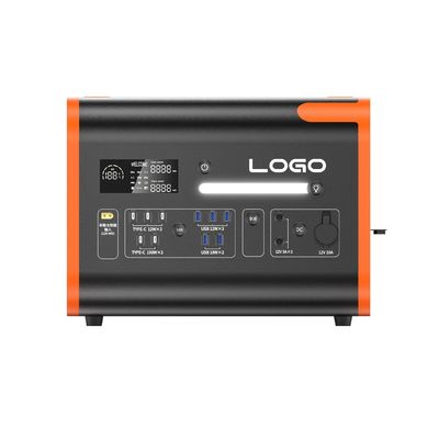 Generator słoneczny 2200W Zasilanie Przenośna elektrownia z czystym falowym falownikiem