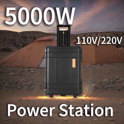 48kg Zasilanie słoneczne 5000W Przenośna elektrownia do kampingu na zewnątrz