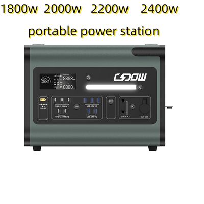 2048wh Elektrownia słoneczna z panelem Inwertera i przenośnym źródłem zasilania 220V AC