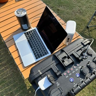 6-7h Czas ładowania 4kw zewnętrzna moc przenośna 50Hz 110V/220V LiFePO4 Elektrownia awaryjna