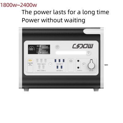 System energetyczny domowy na zewnątrz 2200W Generator mobilnej elektrowni słonecznej z ładowaniem fotowoltaicznym
