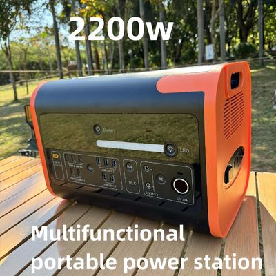 2200W LiFePO4 domowy awaryjny generator słoneczny z szybkim ładowaniem i bezprzewodowym ładowaniem