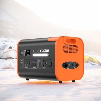Czysty Inwerter Fale Sinusoidalnej 2200W LiFePO4 Czarny Przenośny Generator Słoneczny do zasilania zapasowego