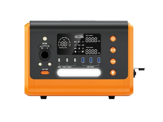 Dostosowanie 600W bezprzewodowe ładowanie AC/230 Wyjściowa elektrownia dla domu i kempingu