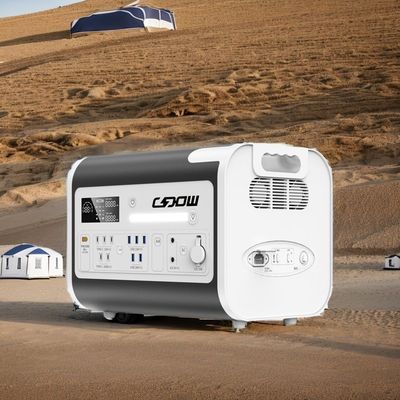 Przenośna mobilna elektrownia 2200W do ładowania samochodów i systemu słonecznego 405*275*303mm