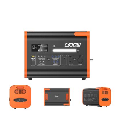LiFePO4 Typ wyjścia 2000W Przenośny generator słoneczny 2200W Elektrownia słoneczna dla domu