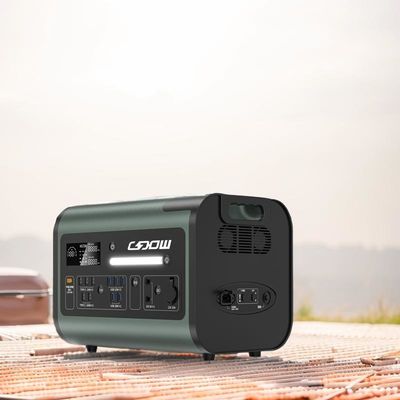Ładowanie bezprzewodowe 15W 1000W 2200W przenośna elektrownia do obozowania awaryjnego na zewnątrz