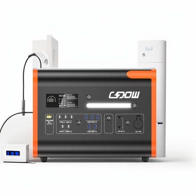 Niemcy 2000W 2048wh AC-DC Output Plug Electric Mobile Portable Lithium Power Station Generator słoneczny