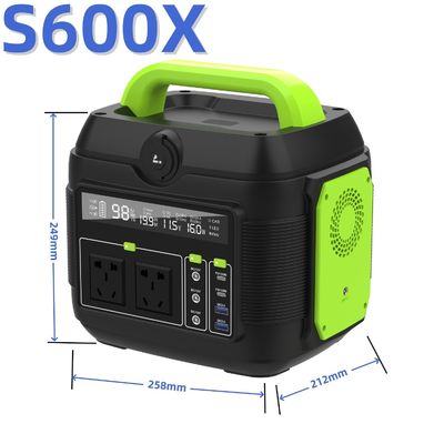 Przenośny bank zasilania bezpośredni kemping Ładowarka słoneczna Elektrownia litowa USB DC AC Wyjście 110V 220V 600W