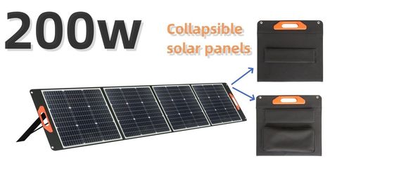 CE Monokrystaliczny krzemowy panel słoneczny 200 W dla przenośnej elektrowni