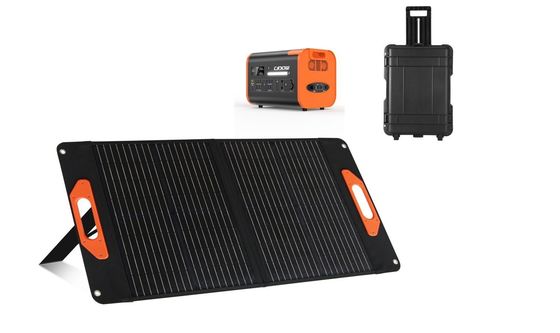 Zasilanie Monokrystaliczny silikon składane panele słoneczne do kempingu RV 60W 100W 200W