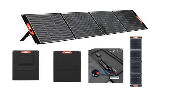 60W 100W 200W 400W monokrystaliczne panele słoneczne z krzemu z certyfikatem CE w kolorze czarnym