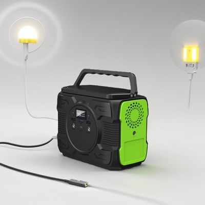 173wh Przenośna komórka słoneczna Camping Trip Stacja ładowania 200W Moc dla Europy Kraj