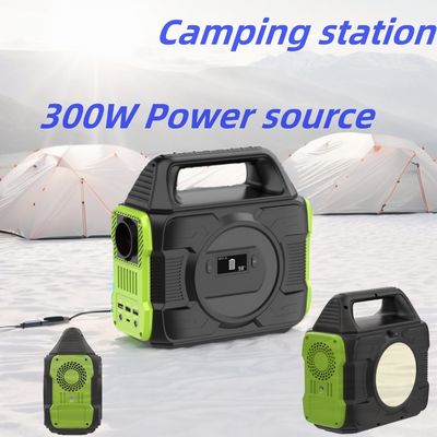 300W zewnętrzny zestaw baterii litowej Zaaładowany generator słoneczny AC DC typ C Bateria zasilanie awaryjne przenośna elektrownia słoneczna