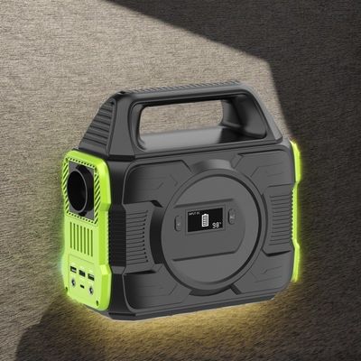 300W wysokiej mocy przenośna zewnętrzna elektrownia kempingowa z wyświetlaczem ciekłych kryształów