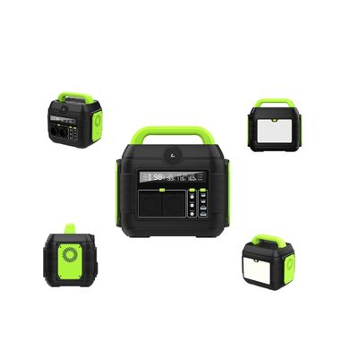 600W przenośny mobilny generator elektroenergetyczny z gniazdkiem AC Un i wyświetlaczem ciekłych kryształów