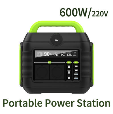 Pojemnik elektryczny 500W z recyklingu 600W zewnętrzna przenośna stacja litowa do kempingu przygodowego