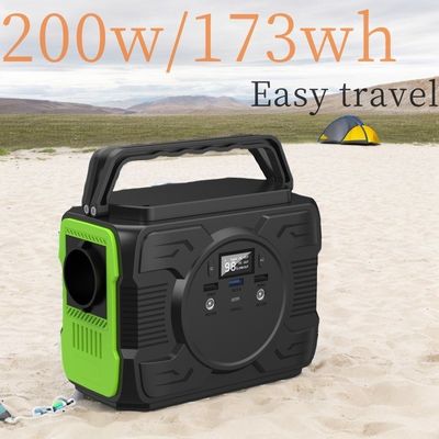 Przenośna elektrownia 200W awaryjna bateria kempingowa LiFePO4 Generator słoneczny do użytku na zewnątrz