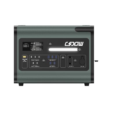 Przenośna elektrownia słoneczna 2000W ładowarka do telefonów komórkowych AC 220V do awaryjnego generatoru RV na zewnątrz