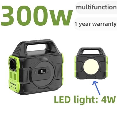 Un AC Socket Dostosowalna 300W Przenośna Elektrownia Słoneczna z Baterią Litową 2024