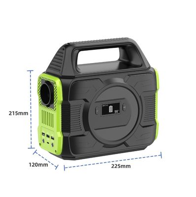 Un AC Socket Dostosowalna 300W Przenośna Elektrownia Słoneczna z Baterią Litową 2024