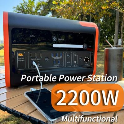 Przenośna elektrownia magazynowa 2200W rezerwa zasilania awaryjnego