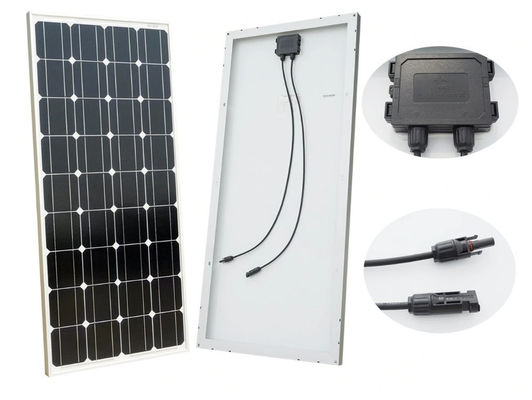 Materiały jednokrystaliczne Panele fotowoltaiczne 500 W dla systemów oświetlenia słonecznego