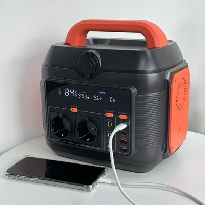 600W przenośna moc przenośna 6kg pomarańczowa czarna zewnętrzna wnętrza zasilanie awaryjne zasilanie