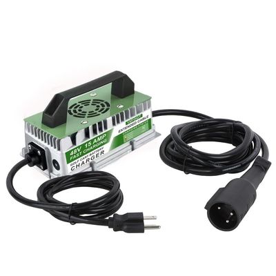Wodoszczelny ładowarka IP67 800W LiFePO4 Smart DC Fast Charger dla wózków widłowych / golfowych