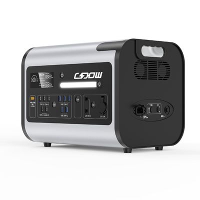 Elektrownia słoneczna 220V AC Wyjście Przenośne źródło zasilania Czarny Wyjście częstotliwość 50/60Hz