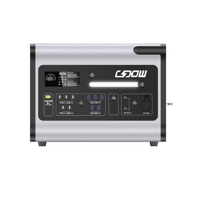 Elektrownia słoneczna 220V AC Wyjście Przenośne źródło zasilania Czarny Wyjście częstotliwość 50/60Hz