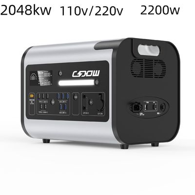 AT22 2200W Super Powerful Lithium Iron Phosphate Przenośna Elektrownia Bateria litowa