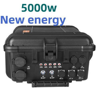 8000W moc szczytowa LiFePO4 bateria litowa przenośna elektrownia do kempingu na zewnątrz