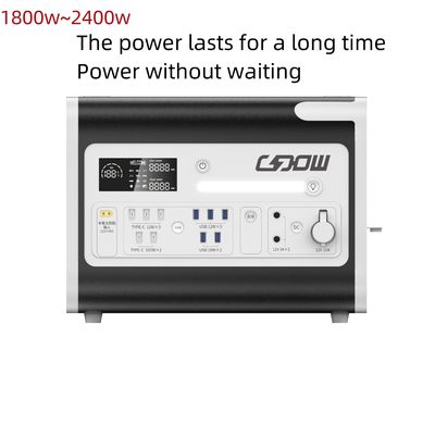 LiFePO4 Solar Mobile Power Station Generator 2200W dla zewnętrznych i domowych systemów energetycznych
