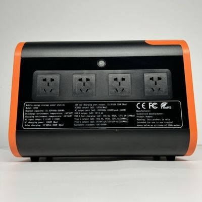 Przenośna stacja energii słonecznej o mocy ponownej 2200W LiFePO4 Generator baterii do użytku na zewnątrz