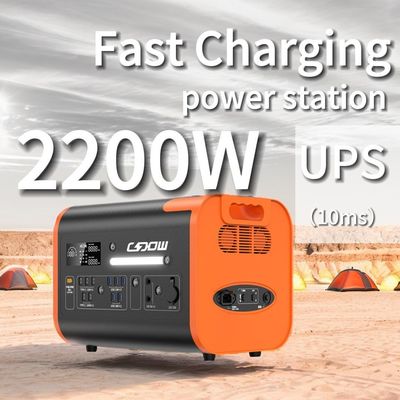 Przenośny ładowarka 2000W Ładowanie samochodu Przenośna elektrownia do laptopa i kempingu