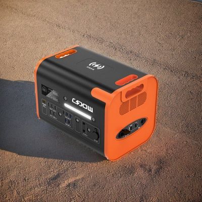 LiFePO4 akumulator awaryjny Generator słoneczny dla obozowiska 1000W 2200W Przenośna elektrownia