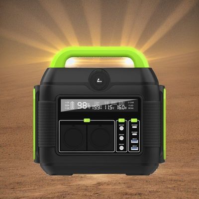 Płynny wyświetlacz kryształowy 600W przenośny generator słoneczny do obozowania na zewnątrz i w stanie gotowości
