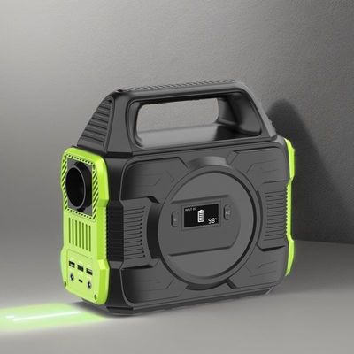 Pojazdny przenośny, mobilny, rodzinny generator zasilania awaryjnego, wyświetlacz ciekłych kryształów 300W/288wh
