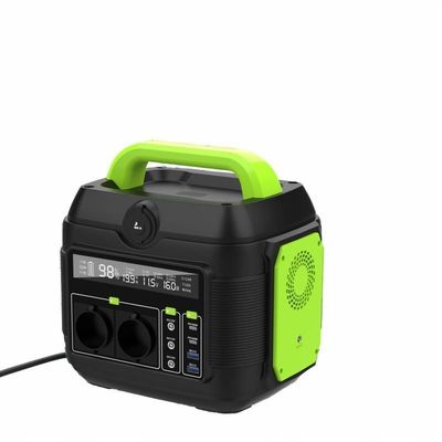 Pojemna elektrownia słoneczna do ładowania na zewnątrz z 600W baterią litową i wymiennym zestawem