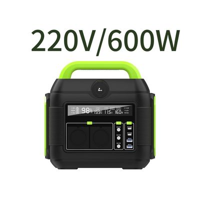Zdejmowalna bateria 600W Litium 110V 220V Camping Mini Przenośne gniazda AC Bank zasilania