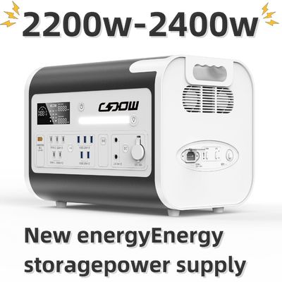 2200W 2400W akumulator litowy Stacja energii słonecznej z szybką prędkością ładowania